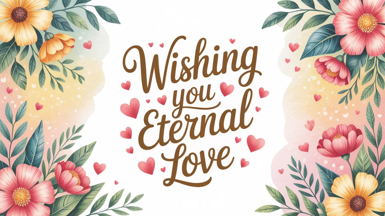 Illustration of Happy Wedding Wishes and Messages for Friend